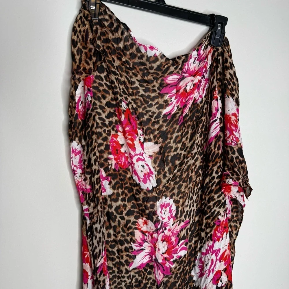 Victoria's Secret Sarong Swim Beach Cover-Up in an animal and floral print